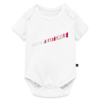 make my heart smile - Baby Premium Kurzarmbody - Weiß - Vorne