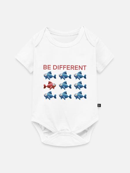 Be Different - Baby Premium Kurzarmbody - Weiß