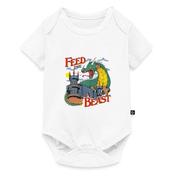 Feeding the beast - Baby Premium short-sleeve bodysuit - white - Front