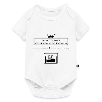 T shirt Désolé je peux pas j'ai piscine morse - Body à manches courtes Premium Bébé - blanc - Devant