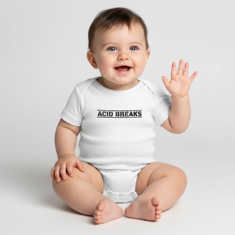 Ruptures acides Body à manches courtes Premium Bébé