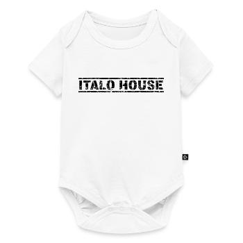 Italo House - Baby Premium Kurzarmbody - Weiß - Vorne