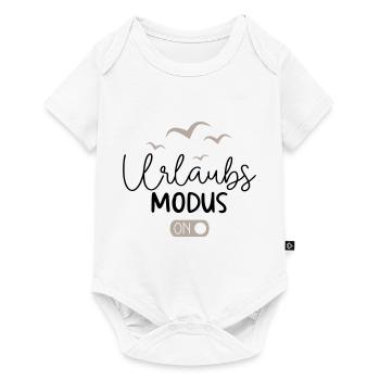 Urlaubsmodus - Baby Premium Kurzarmbody - Weiß - Vorne