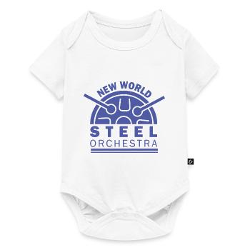 New World Steel Orchestra Logo - Baby Premium short-sleeve bodysuit - white - Front