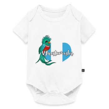 Guatemala drapeau guatémaltèque ADN I cadeau - Body à manches courtes Premium Bébé - blanc - Devant