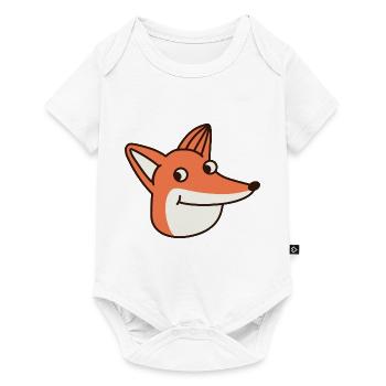 Wildtiere - Baby Premium Kurzarmbody - Weiß - Vorne