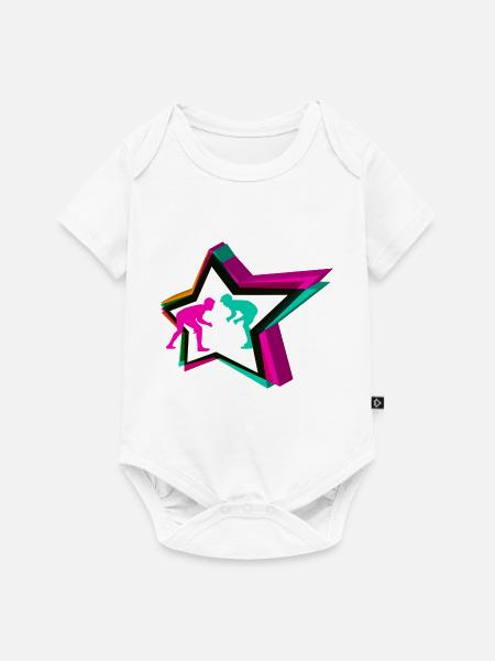Wrestling Star - Baby Premium Kurzarmbody - Weiß