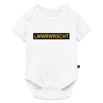 Leberwurst: Nationalgericht der Pfalz. - Baby Premium Kurzarmbody - Weiß - Vorne