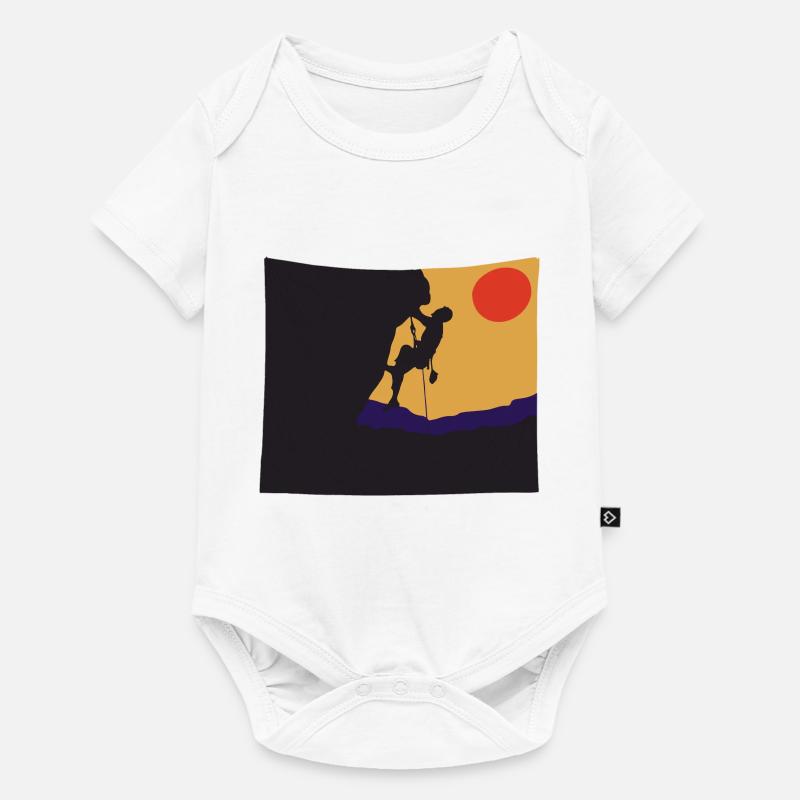 Varappe - Body à manches courtes Premium Bébé - blanc