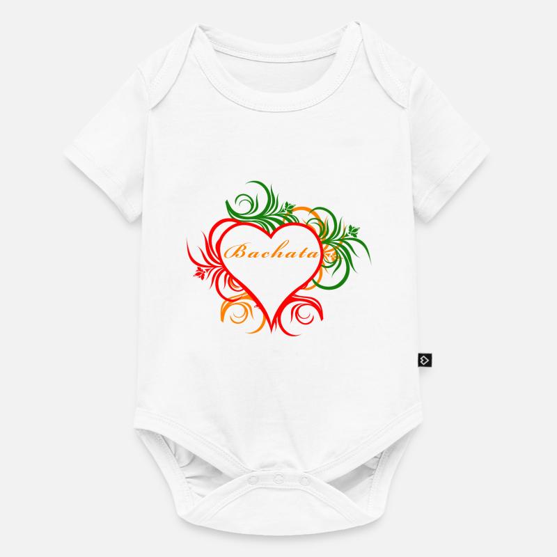 Bachata dans l’âme - Body à manches courtes Premium Bébé - blanc