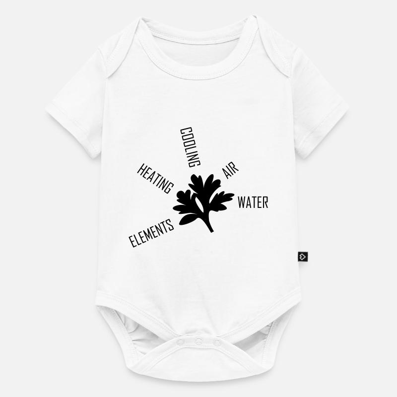 Assenz.io DIVISIONS - Body à manches courtes Premium Bébé - blanc