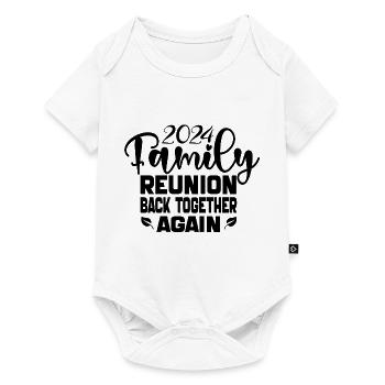 Family Reunion 2024 Back Together Again - Body à manches courtes Premium Bébé - blanc - Devant