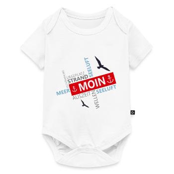 Sea, Moin, Port, North Sea - Baby Premium short-sleeve bodysuit - white - Front