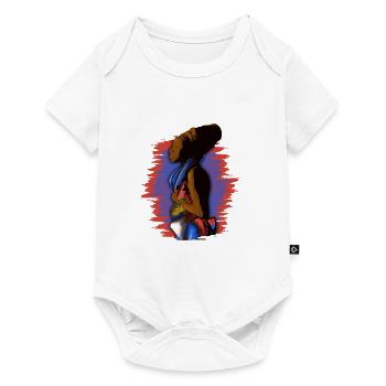Haiti Haitian Flagge Frau Prinzessin I Geschenk - Baby Premium Kurzarmbody - Weiß - Vorne