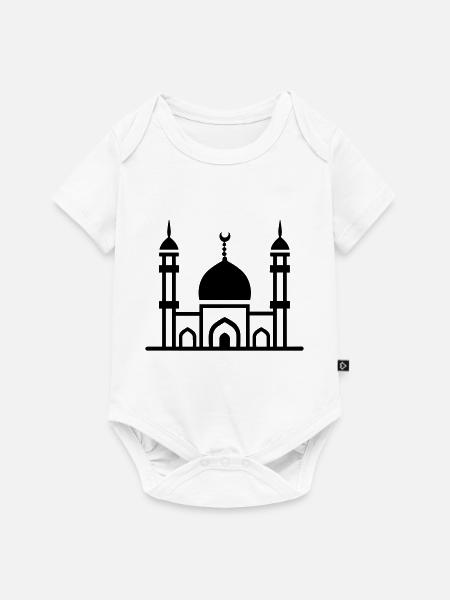 Moschee - Baby Premium Kurzarmbody - Weiß