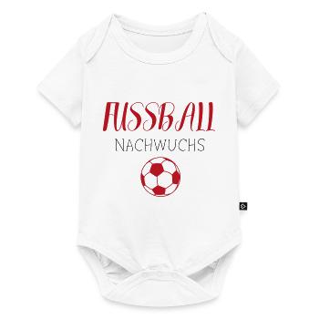 FUßBALL NACHWUCHS - Baby Premium Kurzarmbody - Weiß - Vorne