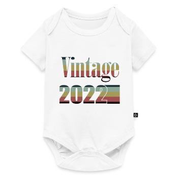 2022 anniversaire 2022 né en 2022 anniversaire - Body à manches courtes Premium Bébé - blanc - Devant