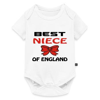 BEST NIECE OF ENGLAND - Baby Premium short-sleeve bodysuit - white - Front