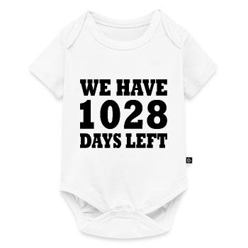 we have 1028 days left - Body à manches courtes Premium Bébé - blanc - Devant