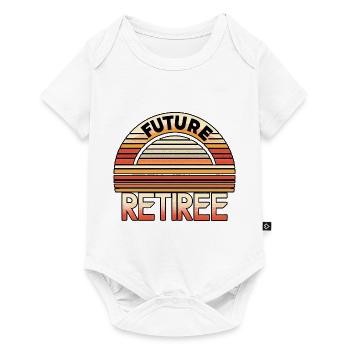 Future Retiree 7 - Baby Premium short-sleeve bodysuit - white - Front