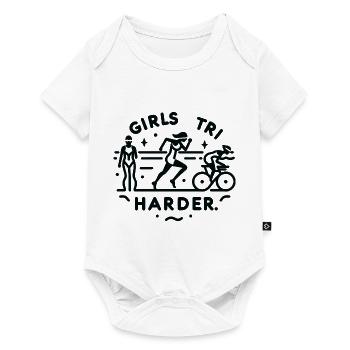 Filles Tri 10 - Body à manches courtes Premium Bébé - blanc - Devant