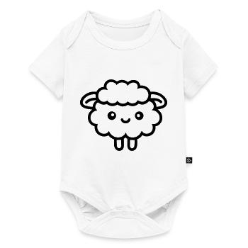 sheep - Baby Premium short-sleeve bodysuit - white - Front