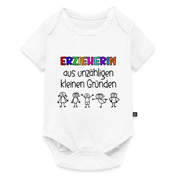 Erzieherin aus unzähligen kleinen Gründen - Baby Premium Kurzarmbody - Weiß - Vorne