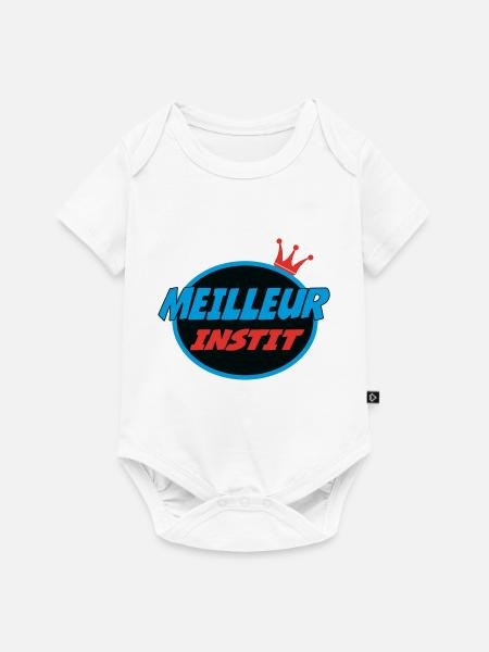 BESTER LEHRER - Baby Premium Kurzarmbody - Weiß
