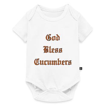 GodBlessCucumbers - Baby Premium short-sleeve bodysuit - white - Front
