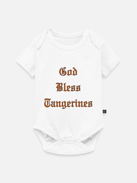 GodBlessTangerines - Baby Premium Kurzarmbody - Weiß
