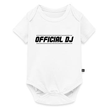 DJ officiel 001 - Body à manches courtes Premium Bébé - blanc - Devant