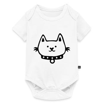 Cat Comic - Baby Premium short-sleeve bodysuit - white - Front