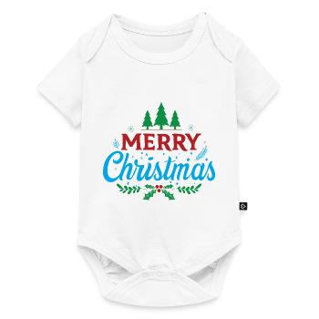 Merry Christmas - Baby Premium short-sleeve bodysuit - white - Front
