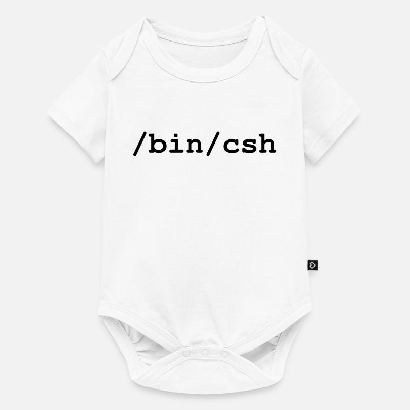 C shell - /bin/csh - Baby Premium short-sleeve bodysuit - white