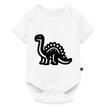 Dinosaure - Body à manches courtes Premium Bébé - blanc - Devant