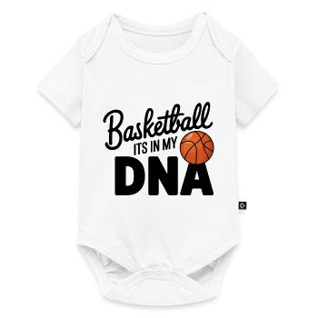 Basketball ist in meiner DNA - Baby Premium Kurzarmbody - Weiß - Vorne