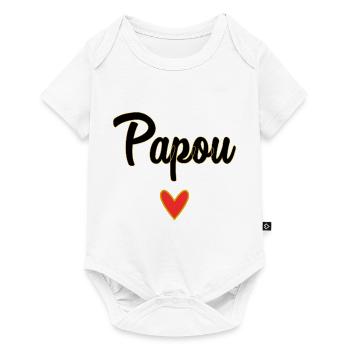 PAPUAN. DAD. FATHER'S DAY. HAPPY FATHER'S DAY - Baby Premium short-sleeve bodysuit - white - Front