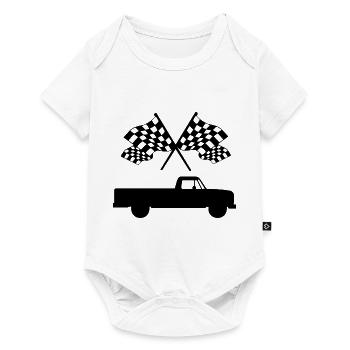 Auto - Baby Premium Kurzarmbody - Weiß - Vorne