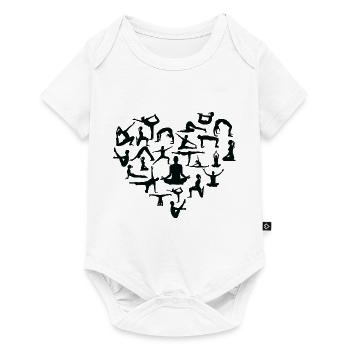 Yoga Méditation Spa Namaste - Body à manches courtes Premium Bébé - blanc - Devant