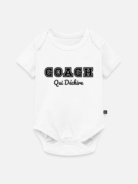 Coach Wer - Baby Premium Kurzarmbody - Weiß