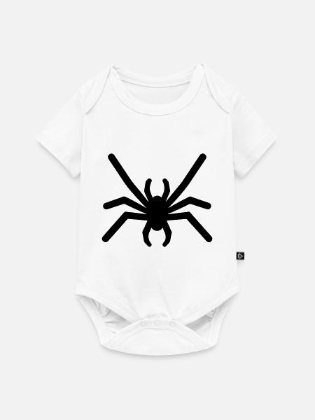 Spinne - Baby Premium Kurzarmbody - Weiß