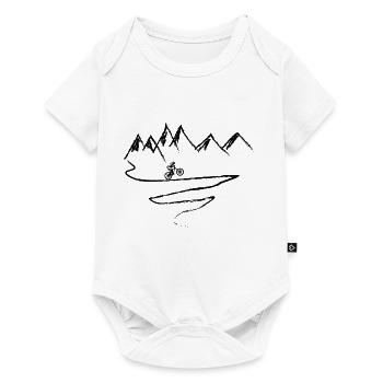 VTT Sports Vélo - Body à manches courtes Premium Bébé - blanc - Devant