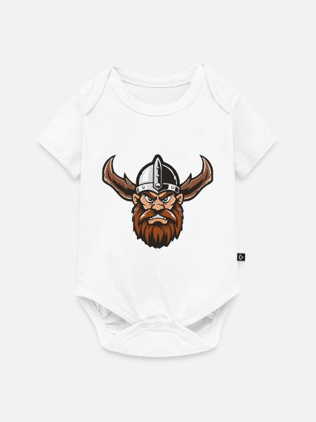 Wikinger 1 - Baby Premium Kurzarmbody - Weiß