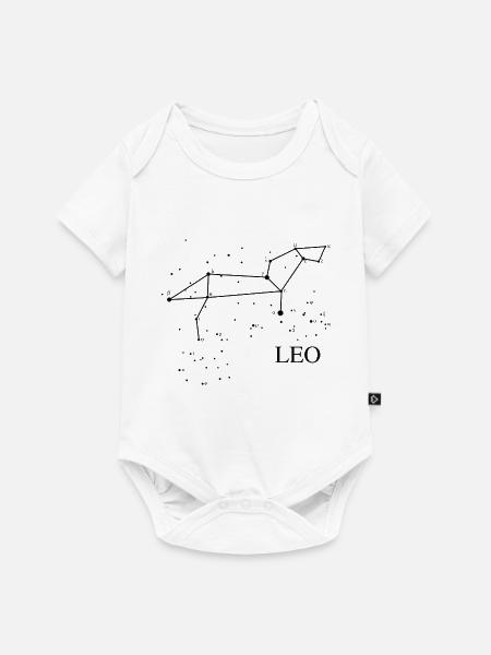 Constellation Leo - Baby Premium Kurzarmbody - Weiß