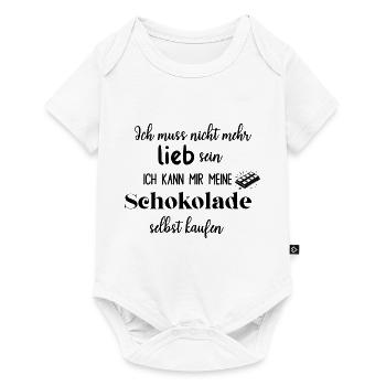 Ich muss nicht mehr lieb sein ... - Baby Premium Kurzarmbody - Weiß - Vorne