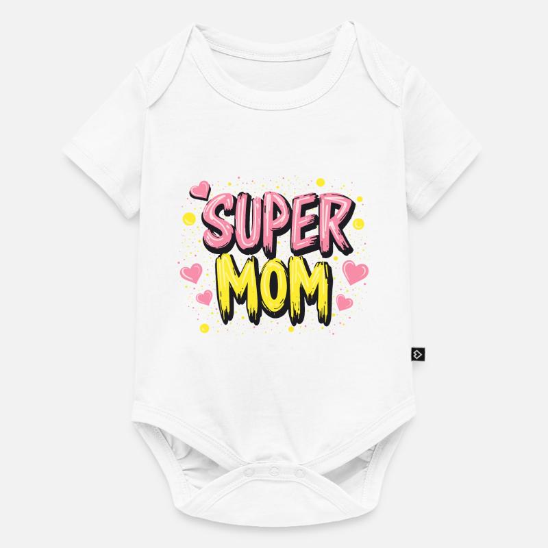 CADEAU POUR MAMAN - Body à manches courtes Premium Bébé - blanc