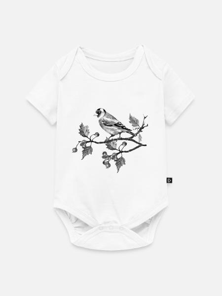 Vogel - Baby Premium Kurzarmbody - Weiß