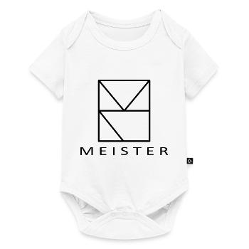 MeisterLogo inkl Schriftzug - Baby Premium Kurzarmbody - Weiß - Vorne