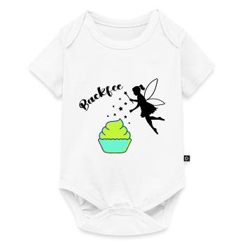 backfee - Baby Premium Kurzarmbody - Weiß - Vorne