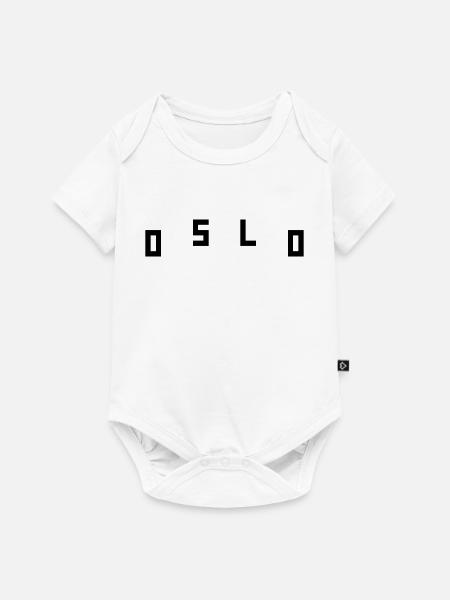 Oslo - Baby Premium Kurzarmbody - Weiß